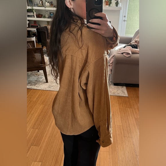 Corduroy Camel Button Down - Picture 6 of 8